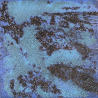 Punta Morena IV, Variation 16, viscosity-printed etching, 7 x 7", 2004