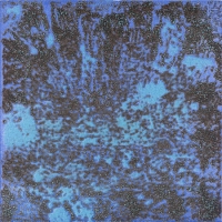 Punta Morena III, Variation 16, viscosity-printed etching, 7 x 7", 2004