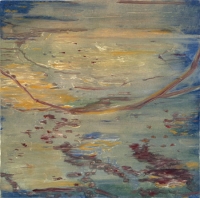Belle Creek I, monotype, 7 3/4 x 7 3/4 ", 2003