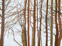 Steepletop VI, oil on panel, 18 x 24", 2003