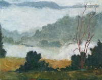 Ellis Hollow, oil on panel, 11 x 14", 2000