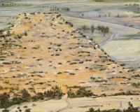 Mojacar la Vieja (de dia), oil on panel, 8 x 10", 2001