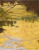 Belle Creek I, oil on linen, 22 x 17", 2005