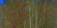 Ellis Hollow Window, oil on panel, 18 x 36", 2002