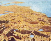 Punta Morena I, oil on panel, 16 x 20", 2002