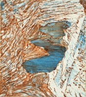 Watkins Glen III, etching, 9 x 8", 2002